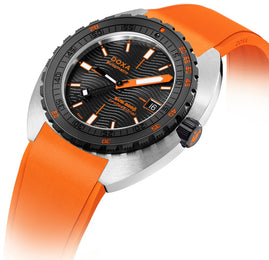 Doxa SUB 300 Beta Ceramic Steel Professional Rubber Orange Watch