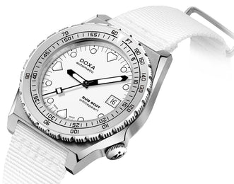 Doxa SUB 600T Whitepearl Nato Watch product image