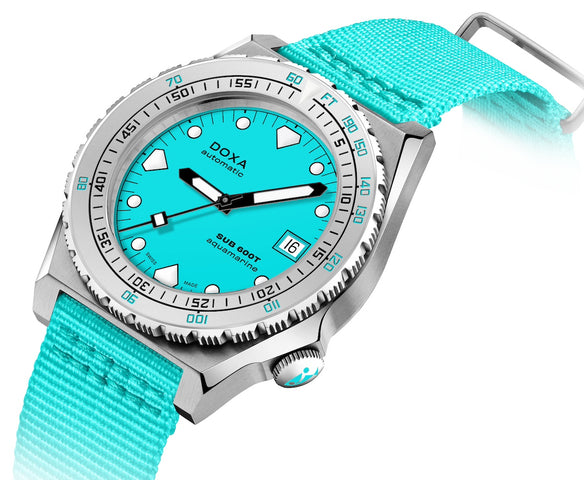 Doxa SUB 600T Aquamarine Nato Watch
