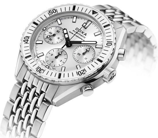 Doxa Sub 200 C-Graph II Whitepearl Bracelet Watch product image