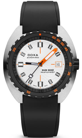 Doxa Watch SUB 300 Beta Ceramic Steel Searambler Rubber Black 830.10.021.20