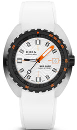 Doxa Watch SUB 300 Beta Ceramic Steel Searambler Rubber White 830.10.021.23