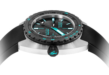 Doxa SUB 300 Beta Ceramic Steel Aquamarine Rubber Black Watch