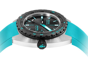 Doxa SUB 300 Beta Ceramic Steel Aquamarine Rubber Turquoise Watch