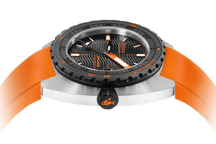 Doxa SUB 300 Beta Ceramic Steel Professional Rubber Orange Watch