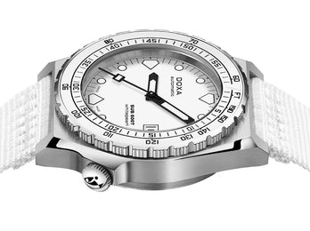 Doxa SUB 600T Whitepearl Nato Watch