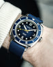Duckworth Prestex Belmont Dive Blue Blue Rubber Watch