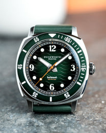 Duckworth Prestex Belmont Dive Green Green Rubber Watch