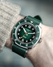 Duckworth Prestex Belmont Dive Green Green Rubber Watch