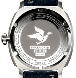 Duckworth Prestex Watch Verimatic Black Fume Beige Suede