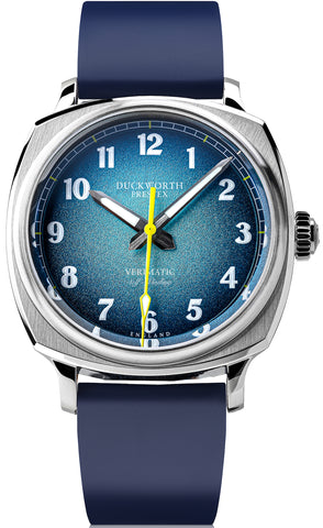 Duckworth Prestex Watch Verimatic Blue Fume Blue Rubber Limited Edition D891-03-DR