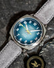 Duckworth Prestex Verimatic Blue Fume Grey Suede Watch