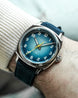Duckworth Prestex Verimatic Blue Fume Blue Suede Watch