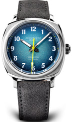 Duckworth Prestex Watch Verimatic Blue Grey Suede D891-03-G