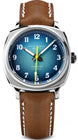 Duckworth Prestex Watch Verimatic Blue Fume Brown Leather Limited Edition D891-03-B