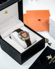 Duckworth Prestex Verimatic Orange Fume Brown Suede Watch