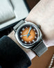 Duckworth Prestex Verimatic Orange Fume Mesh Bracelet Watch