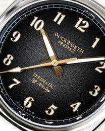 Duckworth Prestex Watch Verimatic Black Fume Brown Leather