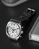 Duckworth Prestex Bolton Chronograph White Black Leather Watch