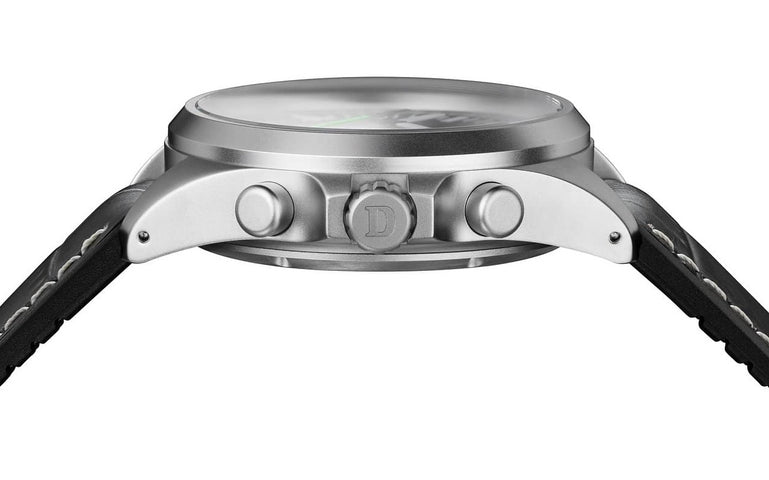 Damasko Watch DC70/2 Leather With Black White Stitch Pin Buckle