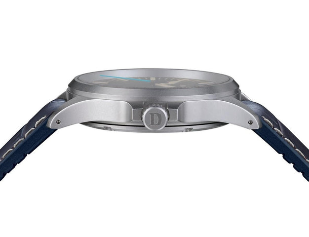 Damasko Watch DK 20 Leather Rubber Blue Max Sport