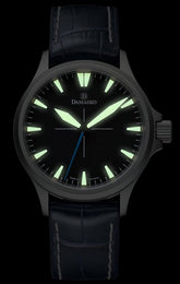Damasko Watch DK 20 Leather Rubber Blue Max Sport