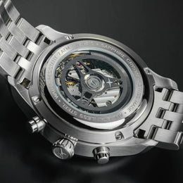 Davosa Watch Newton Pilot Rally Chronograph Silver Bracelet Limited Edition
