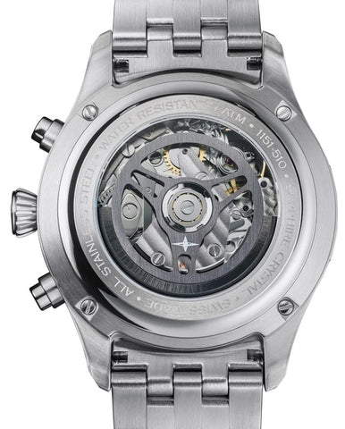 Davosa Watch Newton Pilot Rally Chronograph Silver Bracelet Limited Edition
