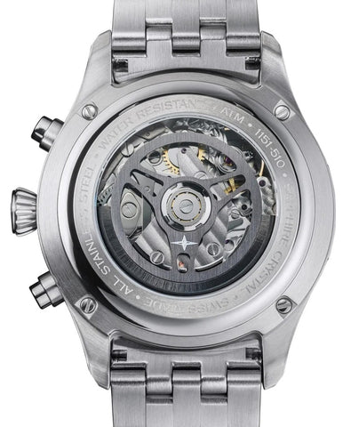 Davosa Newton Pilot Rally Silver Bracelet Limited Edition Watch product detail view