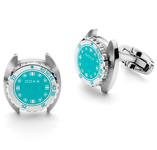 Doxa Cufflinks SUB Aquamarine Turqouise CUF.10.241