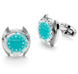 Doxa Cufflinks SUB Aquamarine Turqouise CUF.10.241