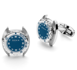 Doxa Cufflinks SUB Caribbean Blue CUF.10.201