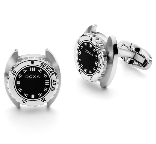 Doxa Cufflinks SUB Sharkhunter Black CUF.10.101
