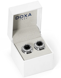 Doxa Cufflinks SUB Sharkhunter Black