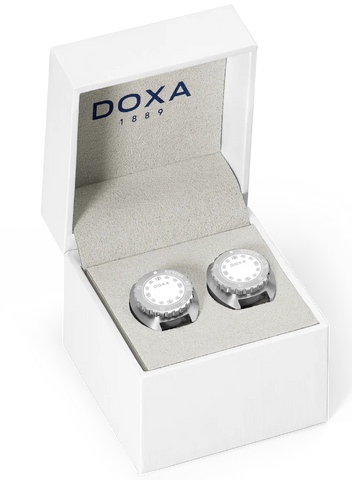Doxa Cufflinks SUB Whitepearl White product image