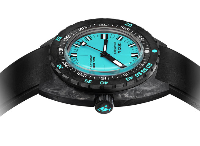 Doxa SUB 300 Carbon COSC Aquamarine Rubber Watch product image