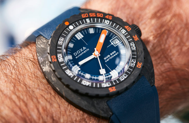 Doxa SUB 300 Carbon COSC Caribbean Rubber Watch product image