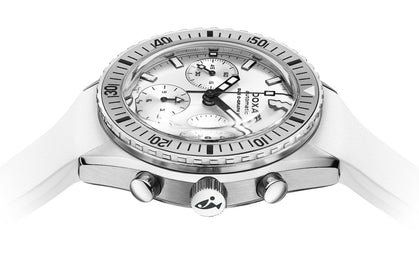 Doxa Sub 200 C-Graph II Whitepearl Rubber Watch product image