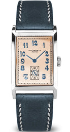 Duckworth Prestex Watch Centenary Centenary Salmon Pink Blue Leather D803-07-D