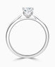 Platinum 1.00ct Laboratory Grown Diamond Oval Cut Solitaire Ring