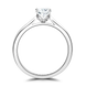 Platinum 1ct Oval Cut Laboratory Grown Diamond Solitaire