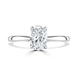 Platinum 1ct Oval Cut Laboratory Grown Diamond Solitaire