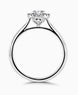 Platinum 0.33ct Diamond Pear Cut G/Hsi Ring