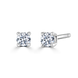 18ct White Gold 0.15ct Diamond Solitaire Stud Earrings