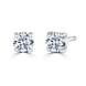 9ct White Gold 0.40ct Lab Grown Diamond Solitaire Stud Earrings
