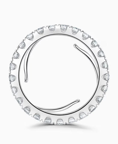 Platinum 2.09ct Diamond Evolution Full Eternity Ring