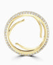 18ct Yellow Gold Evolution 1.00ct Diamond Pave Full Eternity Ring