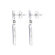 Sterling Silver Abstract Opal Doublet Drop Earrings