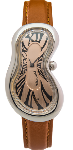 Exaequo Classic Melting SS Rose Gold Dial Watch EX0001.0010