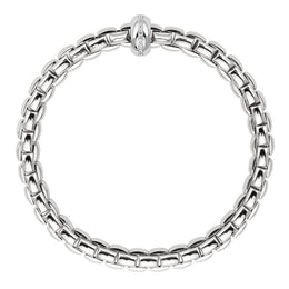 Eka Anniversario 18ct White Gold 0.13ct Diamond Bracelet, 707B/BBR.